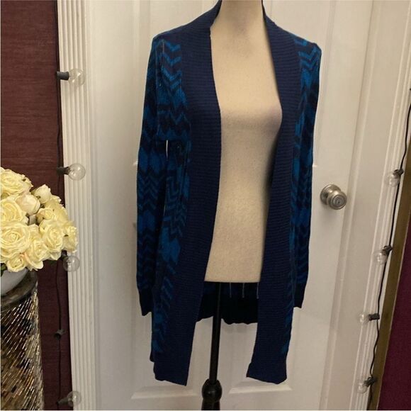 Missoni for Target Women's Blue Chevron Cardigan Sweater, M - Picture 4 of 9